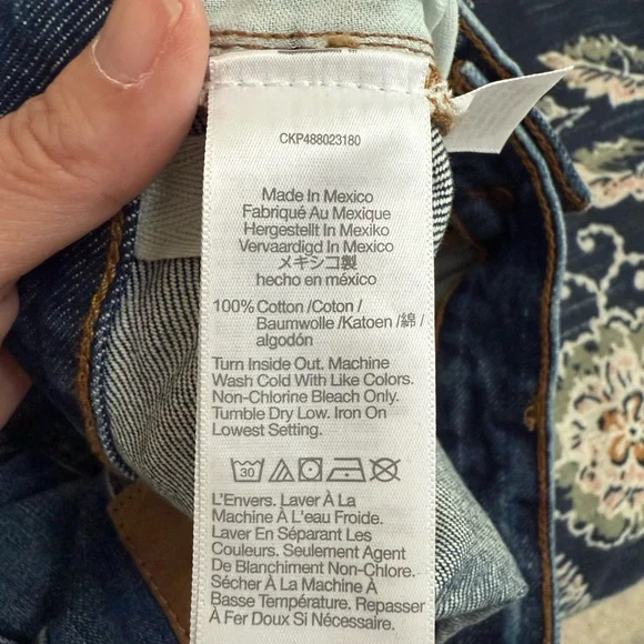 Madewell Low-Slung Baggy Button Fly Wide Leg Jeans NWOT - Picture 6 of 8